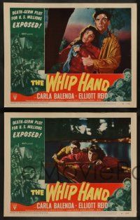 3t489 WHIP HAND 8 LCs '51 Otto Waldis in observation room watch bandaged man & other patients!