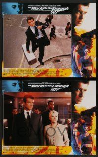 3t009 WORLD IS NOT ENOUGH 12 LCs '99 Pierce Brosnan as James Bond, Denise Richards, Marceau