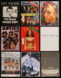 3w095 LOT OF 14 MOVIE MAGAZINES AND PROGRAMS '30s-00s great images & information!