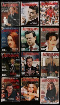 3w101 LOT OF 13 AUTOGRAPH COLLECTOR MAGAZINES '90s-00s filled with great images & information!