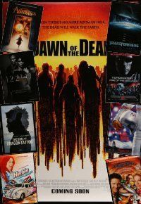 3w343 LOT OF 9 UNFOLDED DOUBLE-SIDED 27X40 ONE-SHEETS '90s-00s a variety of movie images!