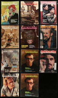 3w115 LOT OF 11 AMERICAN FILM 1977-79 MAGAZINES '77-79 Star Wars, King Kong, 101 Dalmatians+more!