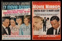 3w225 LOT OF 2 MOVIE MAGAZINES '68 Frank Sinatra & Mia Farrow in Movie Screen & Movie Mirror!