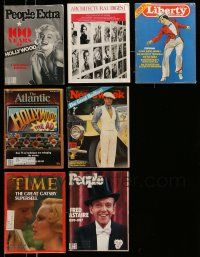 3w146 LOT OF 7 MAGAZINES '70s-90s Marilyn Monroe in the cover of People, Fred Astaire & more!
