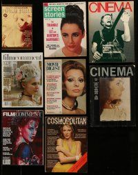 3w137 LOT OF 8 MAGAZINES '60s-00s Jean Harlow, Elizabeth Taylor, Sophia Loren, Deliverance & more!
