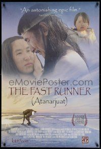 3x023 FAST RUNNER DS Canadian 1sh '02 Sylvia Ivalu, Canadian arctic, naked woman on ice!