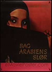 3x079 BAG ARABIENS SLOR Danish '60s great image of veiled woman with red nails and sexy eyes!