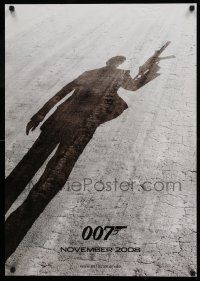 3x031 QUANTUM OF SOLACE teaser DS German '08 Daniel Craig as James Bond, cool shadow image!