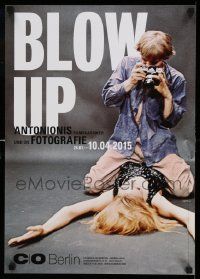 3x034 BLOW UP exhibition German 16x23 '15 David Hemmings and Veruschka from Blow-Up!