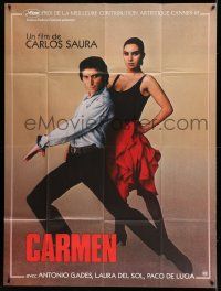3y691 CARMEN French 1p '83 Spanish flamenco dancers Antonio Gades & Laura Del Sol!