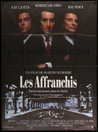 3y767 GOODFELLAS French 1p '90 Robert De Niro, Joe Pesci, Ray Liotta, Martin Scorsese classic!