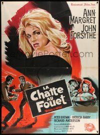 3y808 KITTEN WITH A WHIP French 1p '65 John Forsythe, great Belinsky art of sexy Ann-Margret!