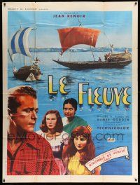 3y919 RIVER French 1p '51 directed by Jean Renoir, written by Rumer Godden, filmed in India!