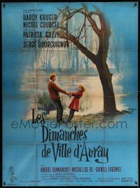 3y954 SUNDAYS & CYBELE style A French 1p '62 Bourguignon's Les Dimanches de Ville d'Avray, Kerfyser