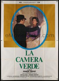 3y174 GREEN ROOM Italian 2p '79 Francois Truffaut's La Chambre Verte, c/u with Nathalie Baye!