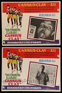 3y476 A.K.A. CASSIUS CLAY 13 Mexican LCs '70 images of heavyweight boxing champion Muhammad Ali!