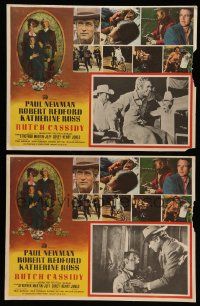 3y504 BUTCH CASSIDY & THE SUNDANCE KID 4 Mexican LCs R70s Paul Newman, Robert Redford, Steve McQueen