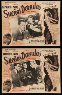 3y495 DOWN TO EARTH 6 Mexican LCs '46 great images of sexiest Rita Hayworth & Larry Parks!