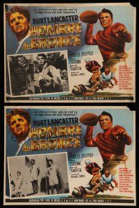 3y505 JIM THORPE ALL AMERICAN 4 Mexican LCs '51 Burt Lancaster as greatest athlete of all time!