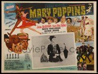 3y561 MARY POPPINS post awards Mexican LC '65 Julie Andrews & Dick Van Dyke, Disney classic!
