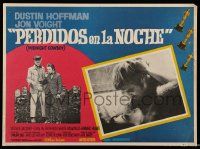 3y563 MIDNIGHT COWBOY Mexican LC '69 Dustin Hoffman, Jon Voight, Vaccaro, John Schlesinger classic!