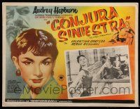 3y585 SECRET PEOPLE Mexican LC R50s introducing young Audrey Hepburn, who's dancing by mirror!