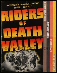 3y035 RIDERS OF DEATH VALLEY pressbook '41 Dick Foran, Leo Carrillo, Buck Jones, Bickford, Chaney!