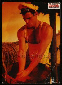 3y065 QUERELLE Swiss LC '83 Rainer Werner Fassbinder, Brad Davis, homosexual romance!
