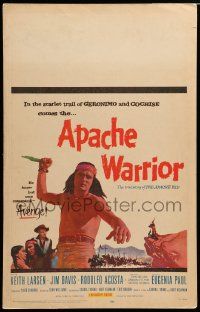 3y070 APACHE WARRIOR WC '57 Native American Indian Keith Larson only knew one command, avenge!