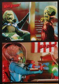 3y324 MARS ATTACKS! 16 German LCs '97 directed by Tim Burton, great all-star cast images!