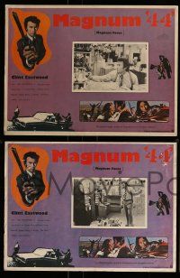 3y492 MAGNUM FORCE 7 Mexican LCs '73 great images of Clint Eastwood as Dirty Harry!