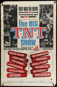 3z090 BIG T.N.T. SHOW 1sh '66 all-star rock & roll, traditional blues, country western & folk rock