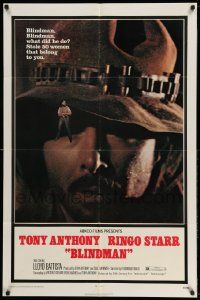 3z104 BLINDMAN 1sh '72 Tony Anthony, Ringo Starr, spaghetti western!