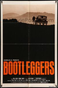 3z117 BOOTLEGGERS 1sh '74 Paul Koslo, moonshine bootlegging comedy, silhouettes by car!