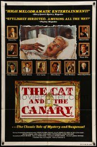 3z153 CAT & THE CANARY 1sh '79 Radley Metzger, Honor Blackman, Olivia Hussey!