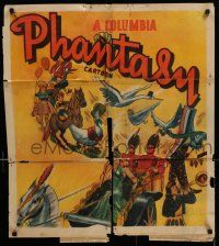 3z179 COLUMBIA PHANTASY CARTOON incomplete 1sh '39 Columbia, Mother Goose & other characters!
