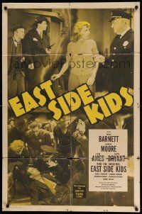 3z246 EAST SIDE KIDS 1sh R52 Dead End Kids rip-off with an entirely new cast!
