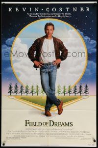 3z278 FIELD OF DREAMS 1sh '89 Kevin Costner baseball classic, if you build it, they will come!