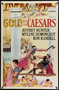 3z337 GOLD FOR THE CAESARS int'l 1sh '64 Jeffrey Hunter, Mylene Demongeot, Oro Per I Cesari