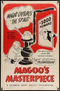 3z527 MAGOO'S MASTERPIECE 1sh '53 that lovable near-sighted cartoon man captures The Spirit!