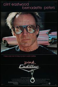 3z689 PINK CADILLAC 1sh '89 Clint Eastwood is a real man wearing really cool shades!