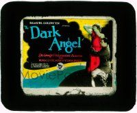 4a053 DARK ANGEL glass slide '25 Ronald Colman is blinded in WWI & his sweetie thinks he died!
