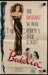 4a506 BEDELIA pressbook '47 sexy Margaret Lockwood is the wickedest woman who ever loved!