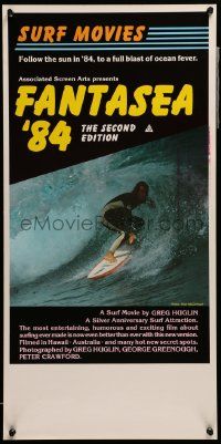 4b017 FANTASEA '84 Aust daybill '84 great close up surfing photo, a blast of ocean fever!