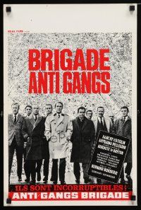 4b252 BRIGADE ANTI GANGS Belgian '66 French/Italian crime thriller by Bernard Borderie!