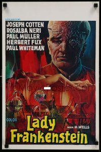 4b272 LADY FRANKENSTEIN Belgian '74 La figlia di Frankenstein, sexy Italian horror!