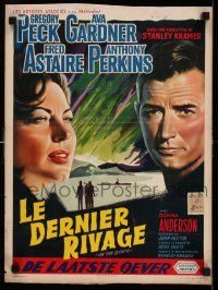 4b279 ON THE BEACH Belgian '59 Gregory Peck, Ava Gardner, Fred Astaire & Anthony Perkins!