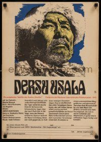 4b002 DERSU UZALA East German 16x23 '76 Akira Kurosawa, Foreign Language Academy Award winner!