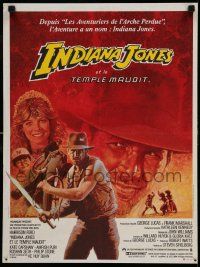 4b181 INDIANA JONES & THE TEMPLE OF DOOM French 16x21 '84 Ford, Kate Capshaw & Quan!