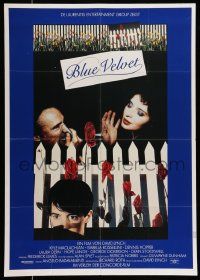 4b531 BLUE VELVET German '87 David Lynch directed, Isabella Rossellini, Dennis Hopper, MacLachlan!